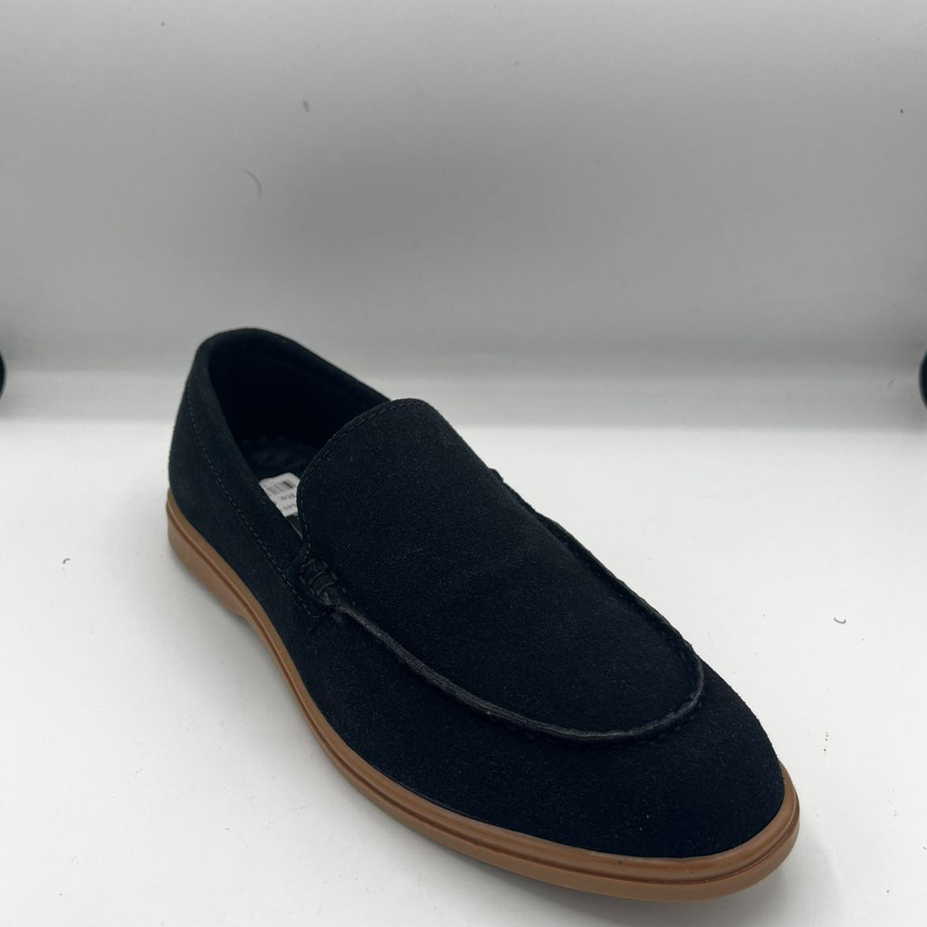 Black Loro Piana Men Loafer