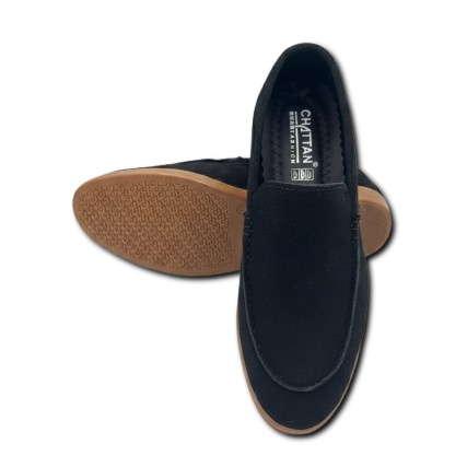 Black Loro Piana Men Loafer